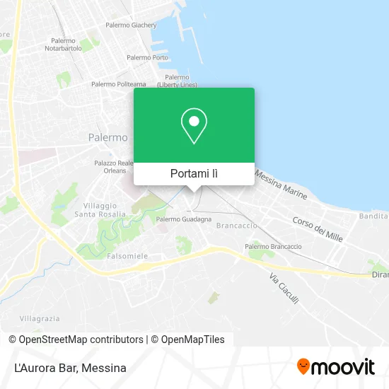 Mappa L'Aurora Bar