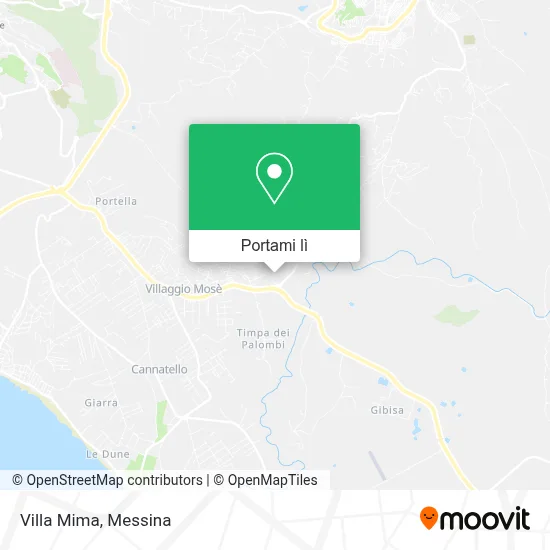 Mappa Villa Mima