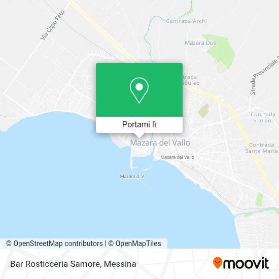 Mappa Bar Rosticceria Samore