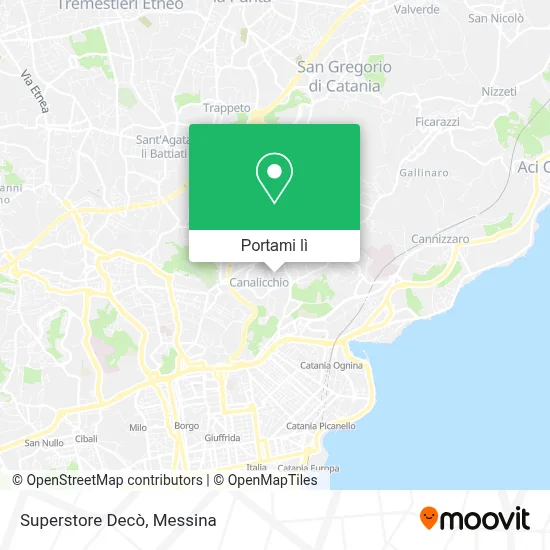 Mappa Superstore Decò
