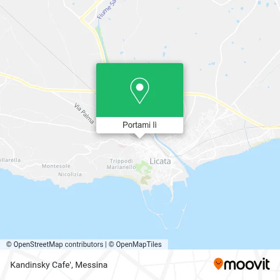 Mappa Kandinsky Cafe'
