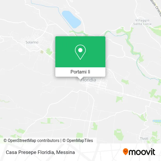 Mappa Casa Presepe Floridia