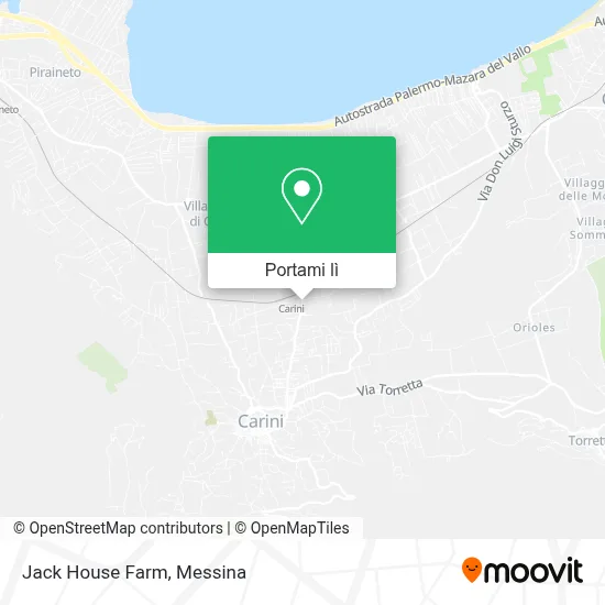 Mappa Jack House Farm