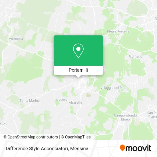 Mappa Difference Style Acconciatori