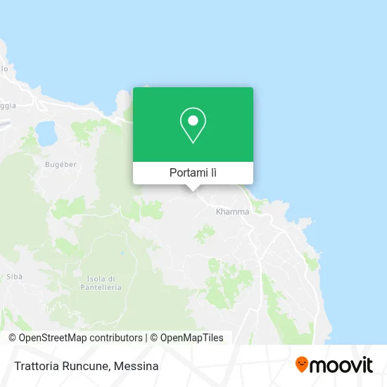 Mappa Trattoria Runcune
