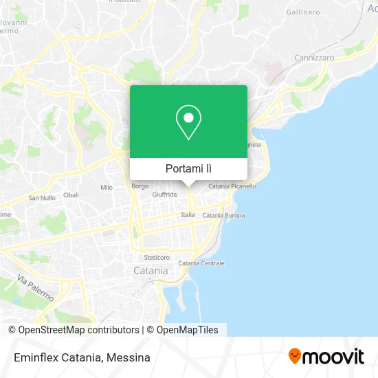 Mappa Eminflex Catania