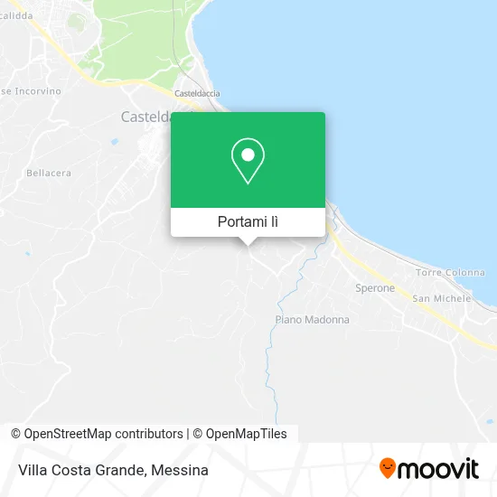 Mappa Villa Costa Grande