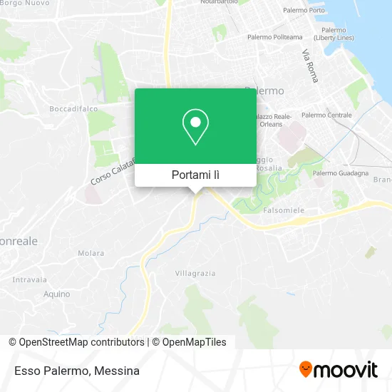 Mappa Esso Palermo
