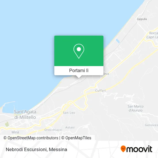 Mappa Nebrodi Escursioni