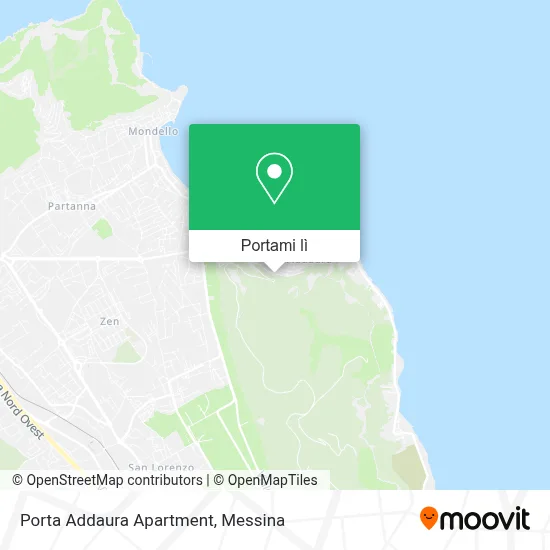 Mappa Porta Addaura Apartment