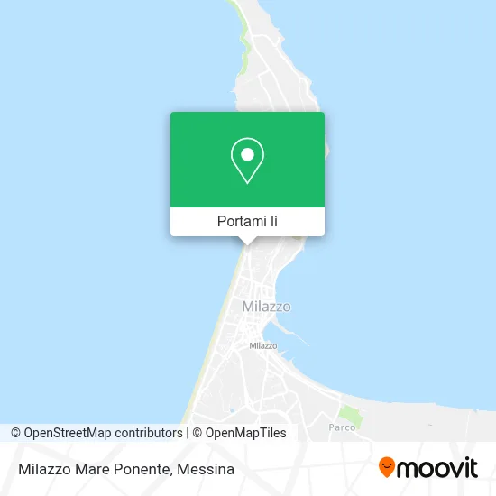 Mappa Milazzo Mare Ponente