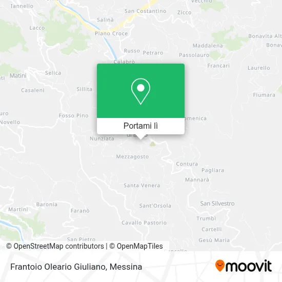 Mappa Frantoio Oleario Giuliano