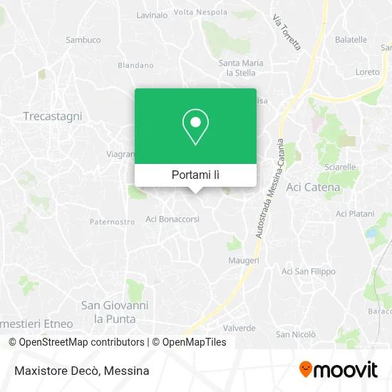 Mappa Maxistore Decò