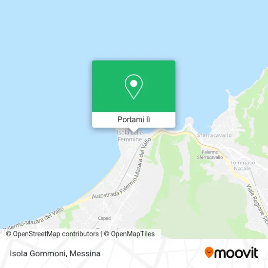 Mappa Isola Gommoni