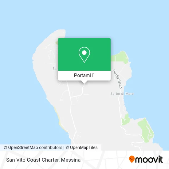 Mappa San Vito Coast Charter