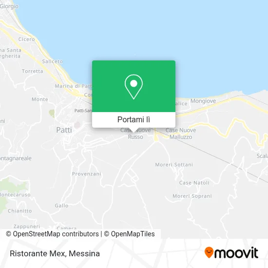 Mappa Ristorante Mex