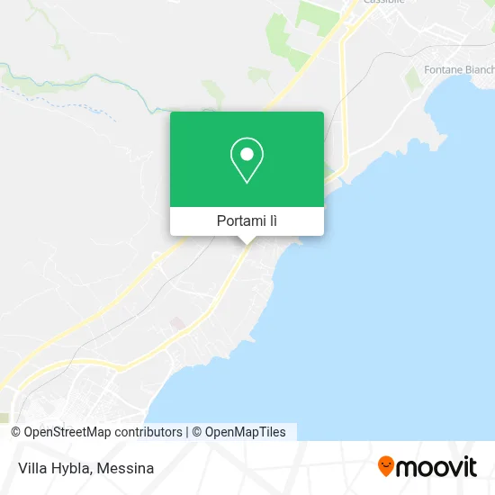 Mappa Villa Hybla
