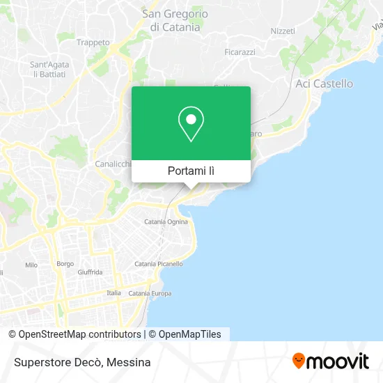 Mappa Superstore Decò
