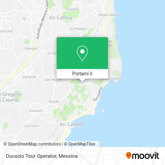 Mappa Ducezio Tour Operator