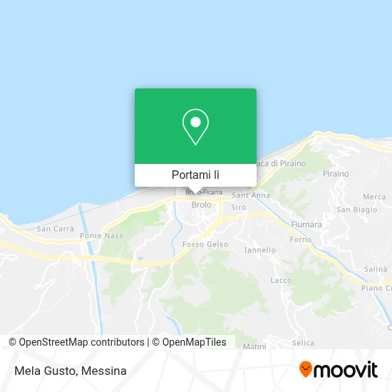 Mappa Mela Gusto