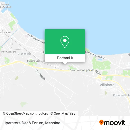 Mappa Iperstore Decò Forum