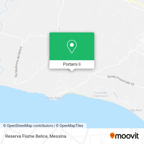 Mappa Reserva Fiume Belice