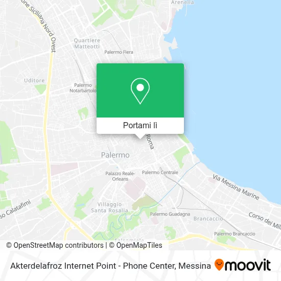 Mappa Akterdelafroz Internet Point - Phone Center