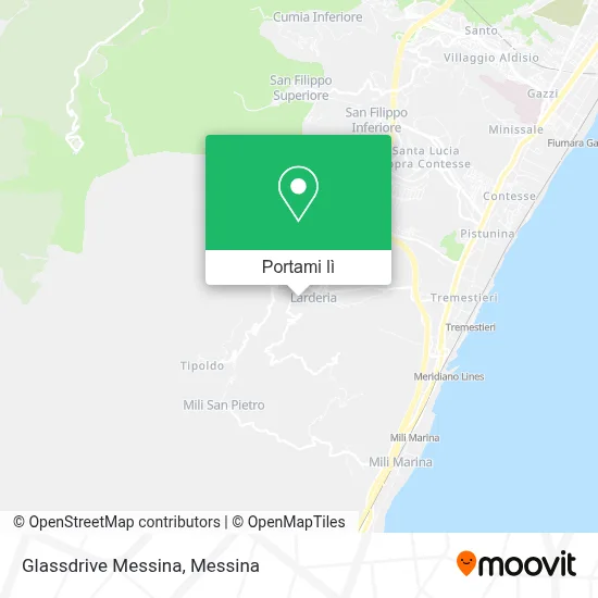 Mappa Glassdrive Messina