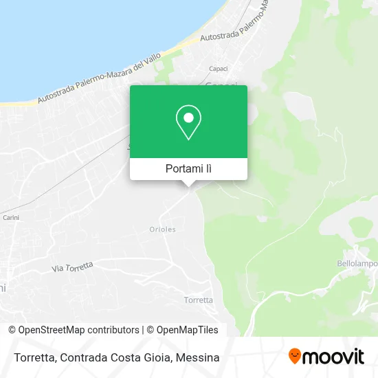 Mappa Torretta, Contrada Costa Gioia