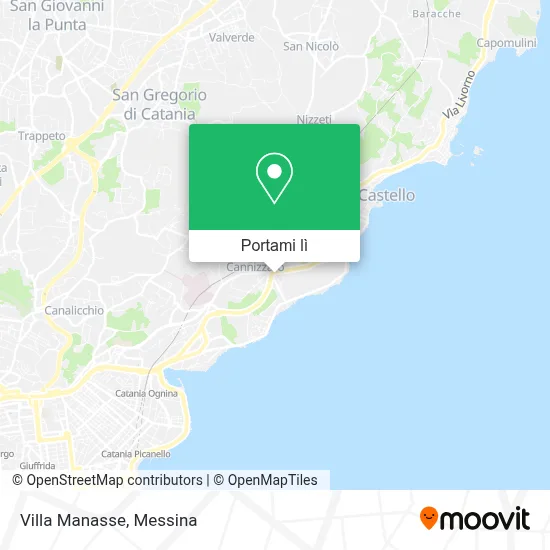 Mappa Villa Manasse