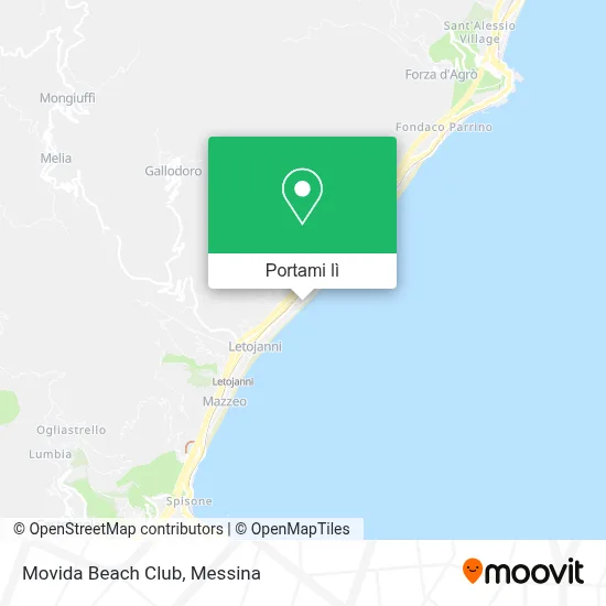 Mappa Movida Beach Club