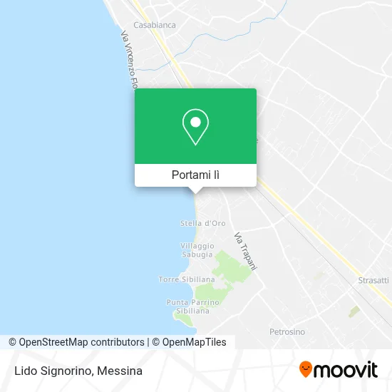 Mappa Lido Signorino