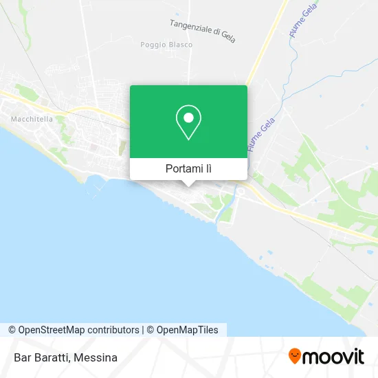 Mappa Bar Baratti