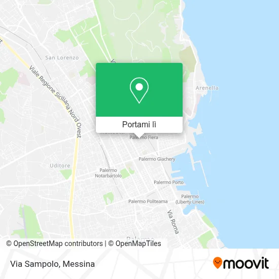 Mappa Via Sampolo