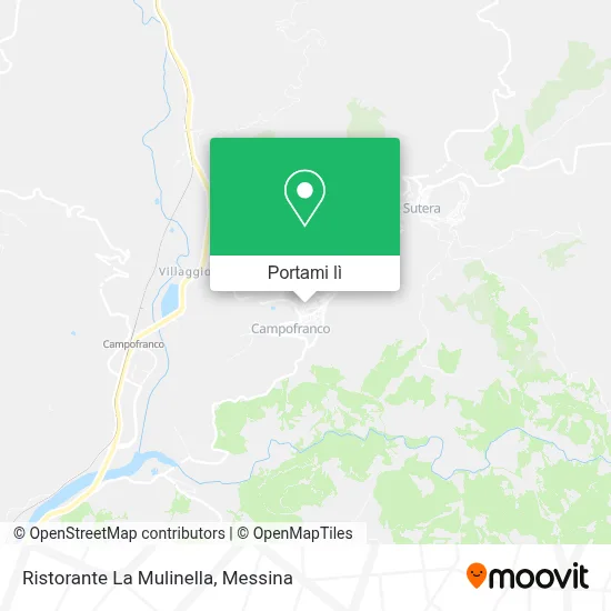 Mappa Ristorante La Mulinella