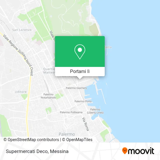 Mappa Supermercati Deco
