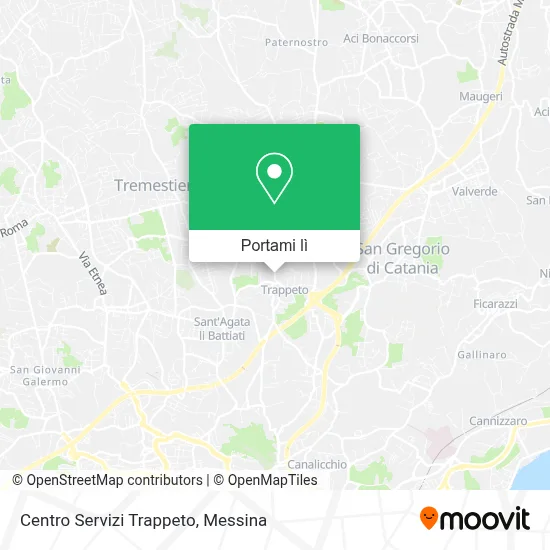 Mappa Centro Servizi Trappeto
