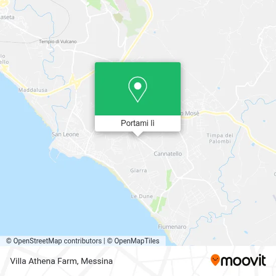 Mappa Villa Athena Farm