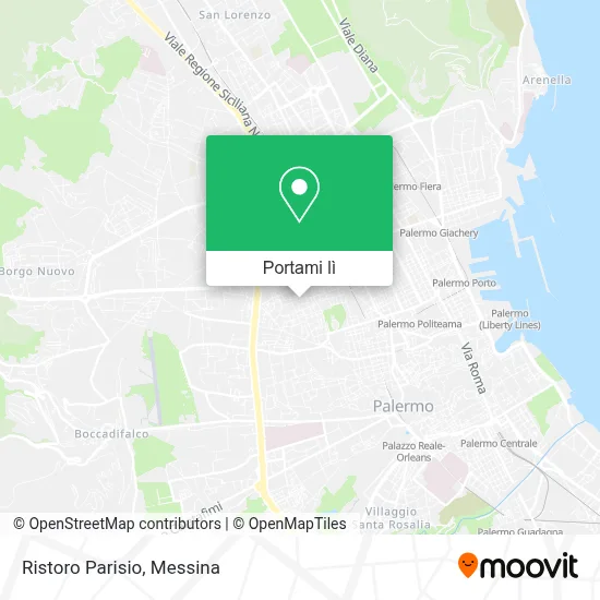 Mappa Ristoro Parisio