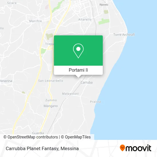 Mappa Carrubba Planet Fantasy
