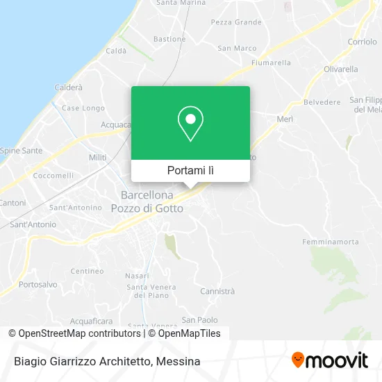 Mappa Biagio Giarrizzo Architetto