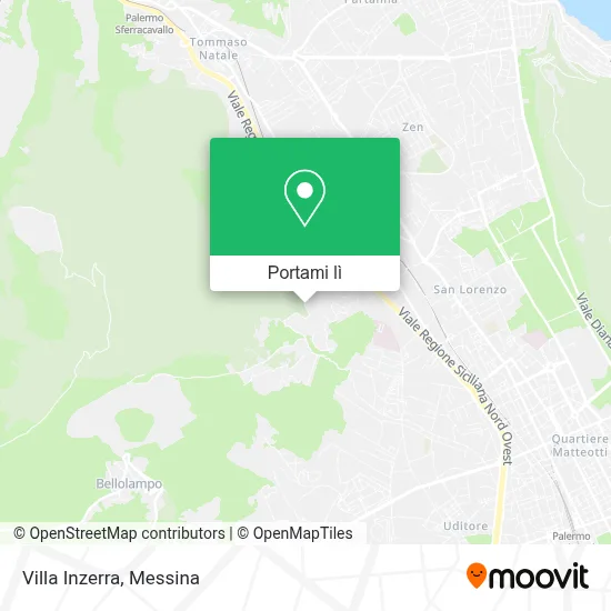 Mappa Villa Inzerra