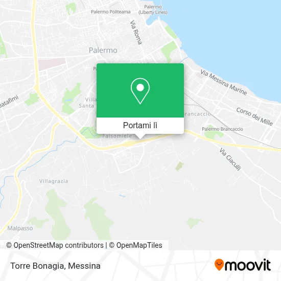 Mappa Torre Bonagia