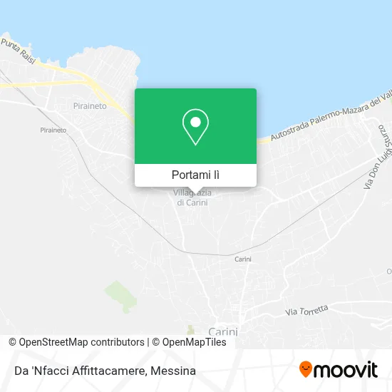 Mappa Da 'Nfacci Affittacamere