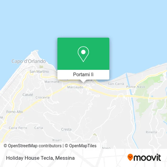 Mappa Holiday House Tecla