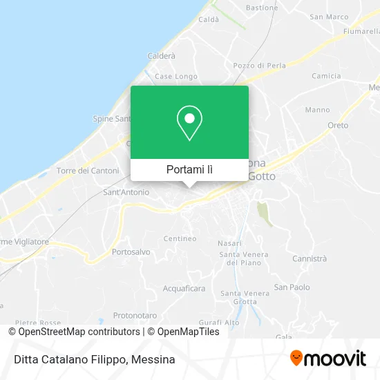 Mappa Ditta Catalano Filippo