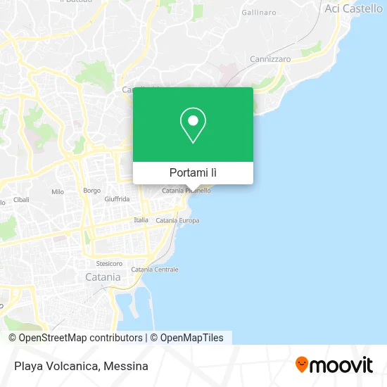 Mappa Playa Volcanica