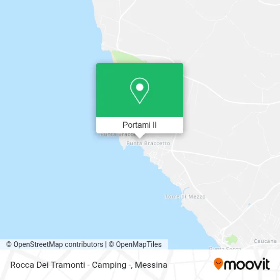 Mappa Rocca Dei Tramonti - Camping -