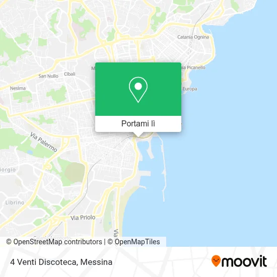 Mappa 4 Venti Discoteca