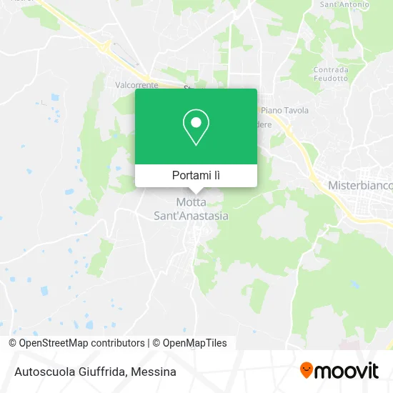 Mappa Autoscuola Giuffrida
